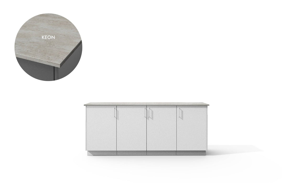 Urban Bonfire Urban Bonfire Equinox Outdoor Kitchen Chantilly / Keon C-EQUINOX-CH-KEON Barbecue Finished - Gas