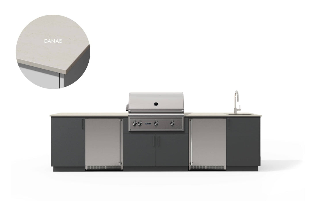 Urban Bonfire Urban Bonfire Fresco 36 Outdoor Kitchen Anthracite / Danae C-FRESCO36-AN-DANAE Barbecue Finished - Gas