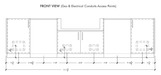 Urban Bonfire Urban Bonfire Fresco 36 Outdoor Kitchen Barbecue Finished - Gas