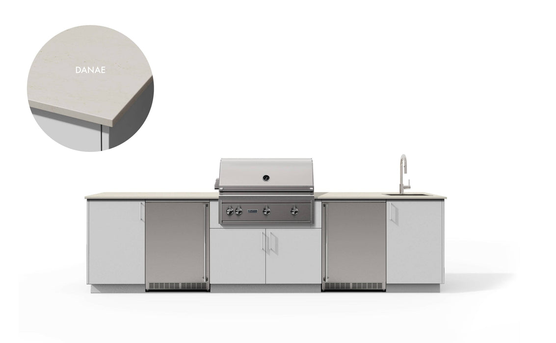 Urban Bonfire Urban Bonfire Fresco 36 Outdoor Kitchen Chantilly / Danae C-FRESCO36-CH-DANAE Barbecue Finished - Gas