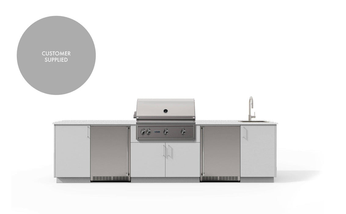 Urban Bonfire Urban Bonfire Fresco 36 Outdoor Kitchen Chantilly / I will supply my own countertop C-FRESCO36-CH Barbecue Finished - Gas