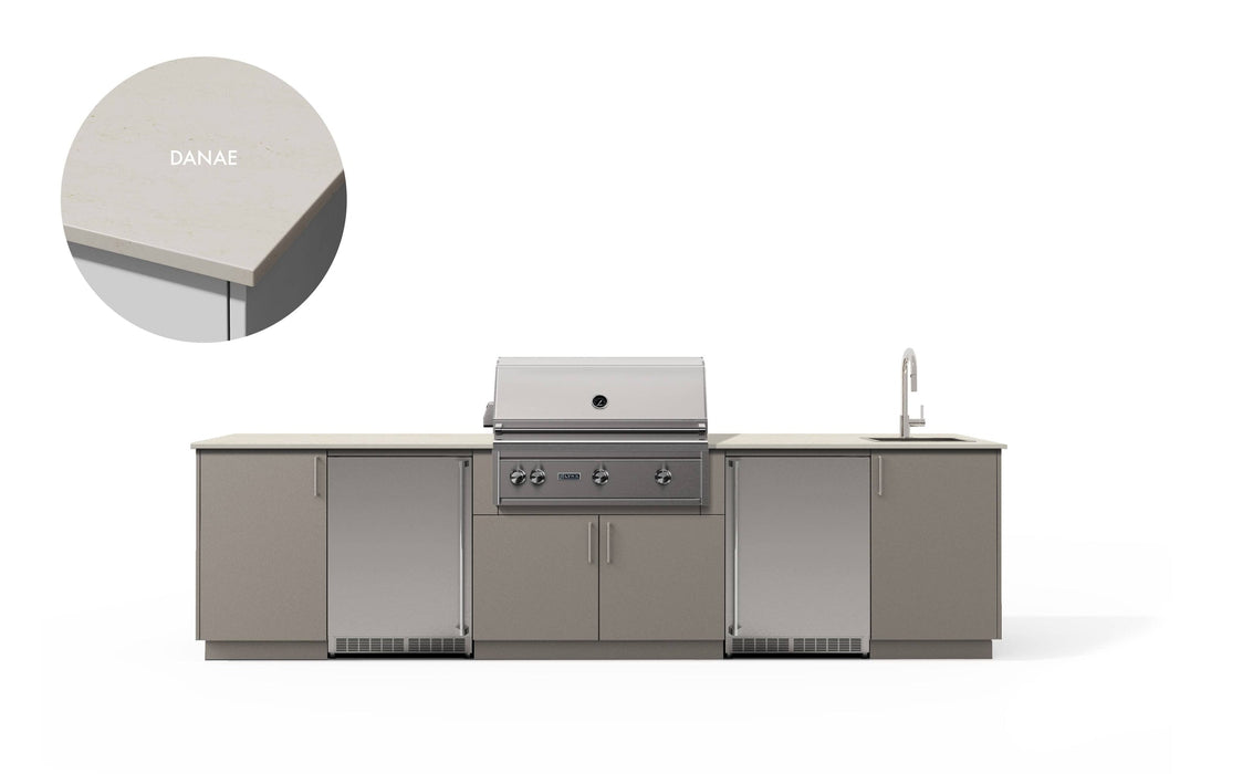 Urban Bonfire Urban Bonfire Fresco 36 Outdoor Kitchen Clay / Danae C-FRESCO36-CL-DANAE Barbecue Finished - Gas