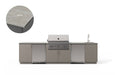 Urban Bonfire Urban Bonfire Fresco 36 Outdoor Kitchen Clay / Keon C-FRESCO36-CL-KEON Barbecue Finished - Gas
