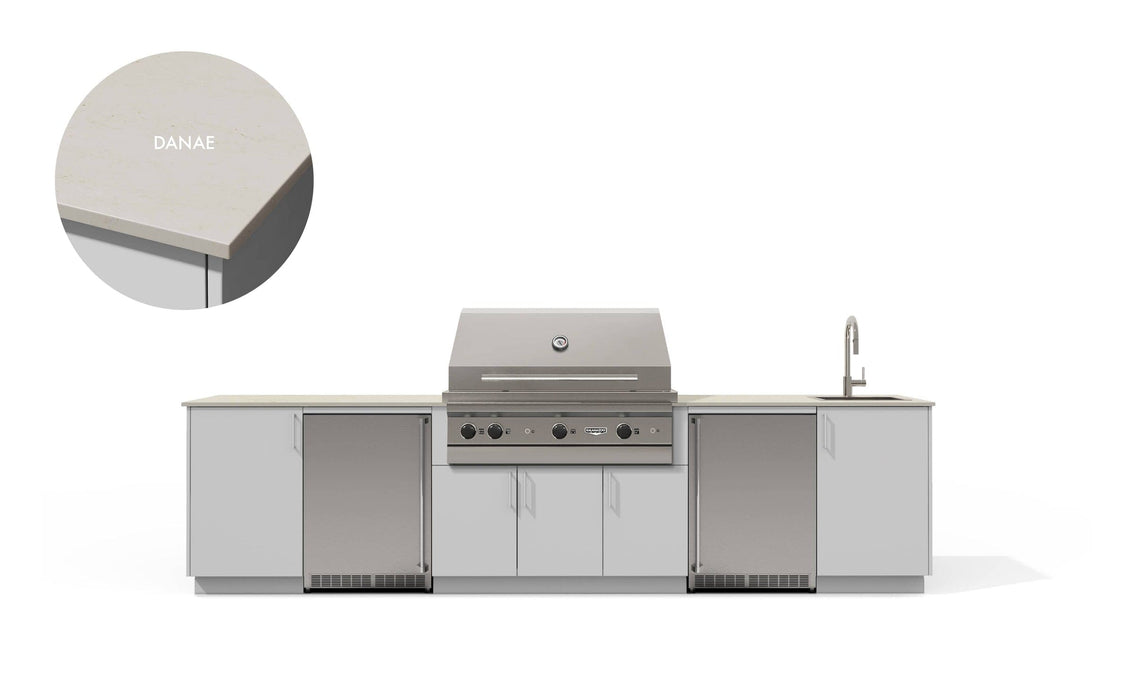 Urban Bonfire Urban Bonfire Fresco 42 Outdoor Kitchen Chantilly / Danae C-FRESCO42-CH-DANAE Barbecue Finished - Gas