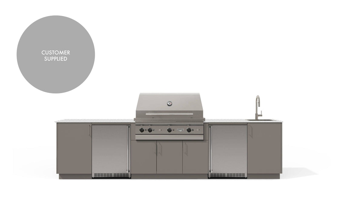 Urban Bonfire Urban Bonfire Fresco 42 Outdoor Kitchen Clay / I will supply my own countertop C-FRESCO42-CL Barbecue Finished - Gas