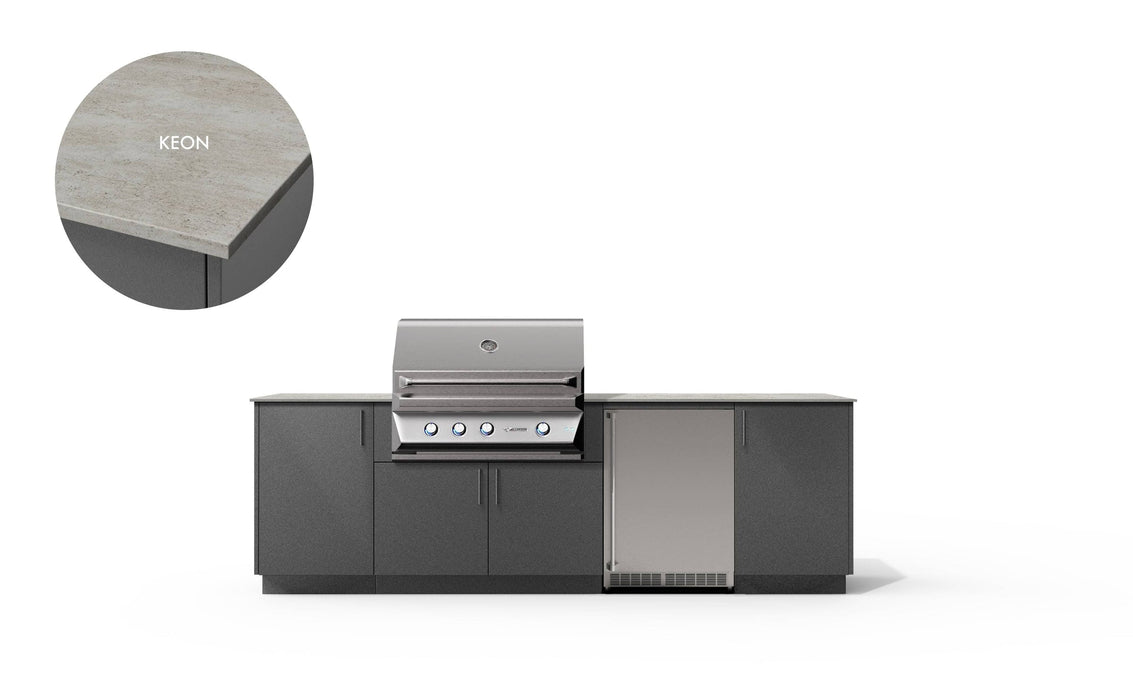 Urban Bonfire Urban Bonfire Horizon 36 Outdoor Kitchen Anthracite / Keon C-HORIZON36-AN-KEON Barbecue Finished - Gas