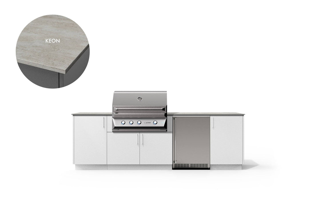 Urban Bonfire Urban Bonfire Horizon 36 Outdoor Kitchen Chantilly / Keon C-HORIZON36-CH-KEON Barbecue Finished - Gas