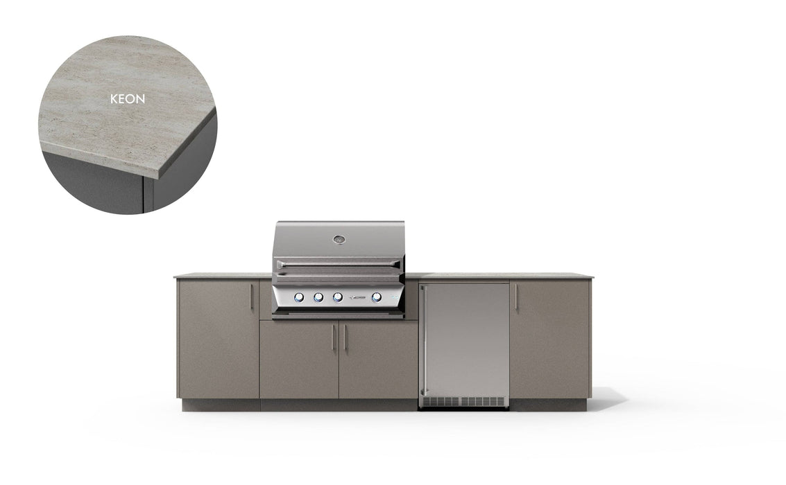Urban Bonfire Urban Bonfire Horizon 36 Outdoor Kitchen Clay / Keon C-HORIZON36-CL-KEON Barbecue Finished - Gas