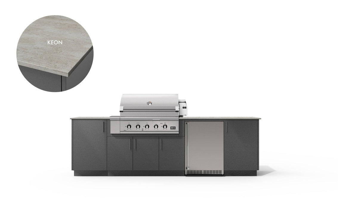 Urban Bonfire Urban Bonfire Horizon 42 Outdoor Kitchen Anthracite / Keon C-HORIZON42-AN-KEON Barbecue Finished - Gas