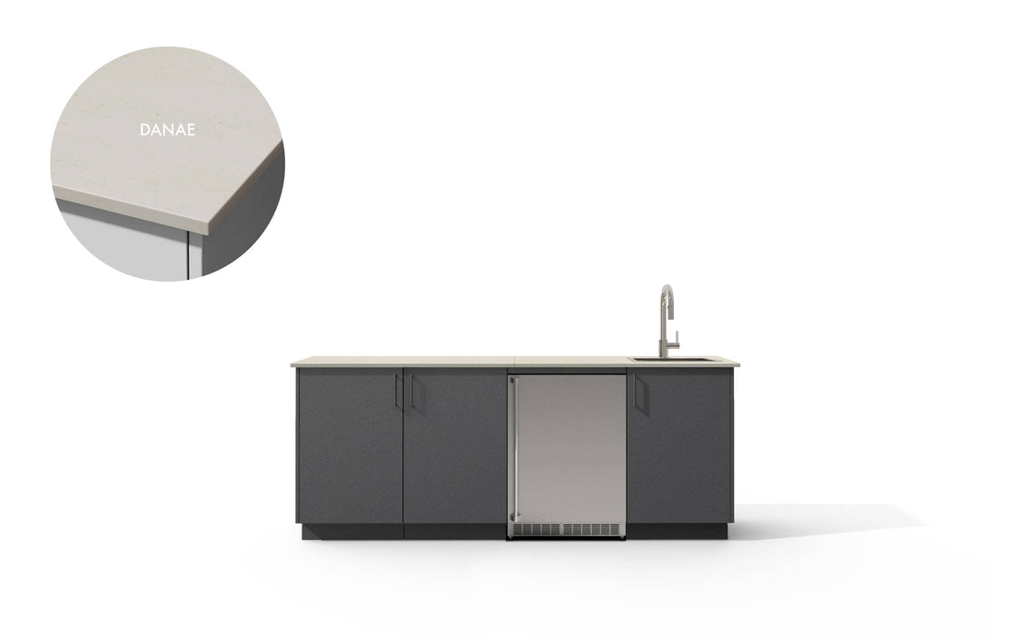 Urban Bonfire Urban Bonfire Lagoon Outdoor Kitchen Anthracite / Danae C-LAGOON-AN-DANAE Barbecue Finished - Gas