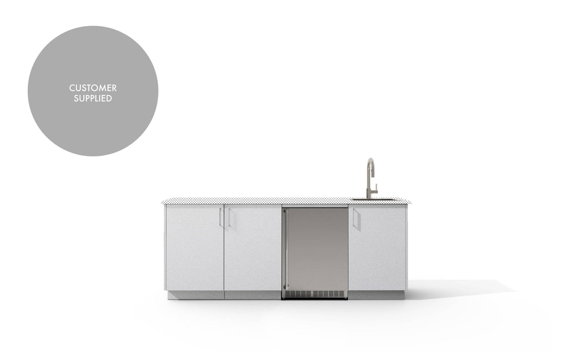 Urban Bonfire Urban Bonfire Lagoon Outdoor Kitchen Chantilly / I will supply my own countertop C-LAGOON-CH Barbecue Finished - Gas