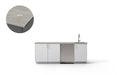 Urban Bonfire Urban Bonfire Lagoon Outdoor Kitchen Chantilly / Keon C-LAGOON-CH-KEON Barbecue Finished - Gas