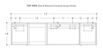 Urban Bonfire Urban Bonfire Meadow 36 Outdoor Kitchen Barbecue Finished - Gas