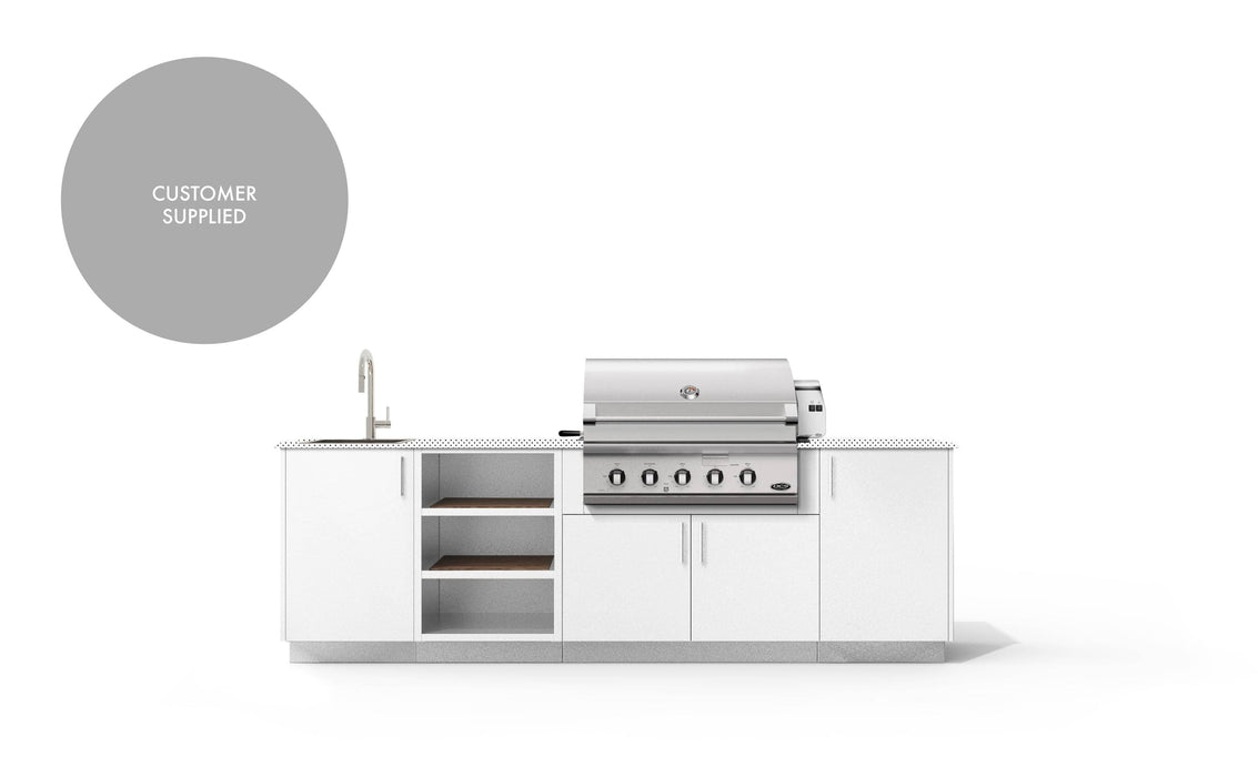 Urban Bonfire Urban Bonfire Meadow 36 Outdoor Kitchen Chantilly / I will supply my own countertop C-MEADOW36-CH Barbecue Finished - Gas