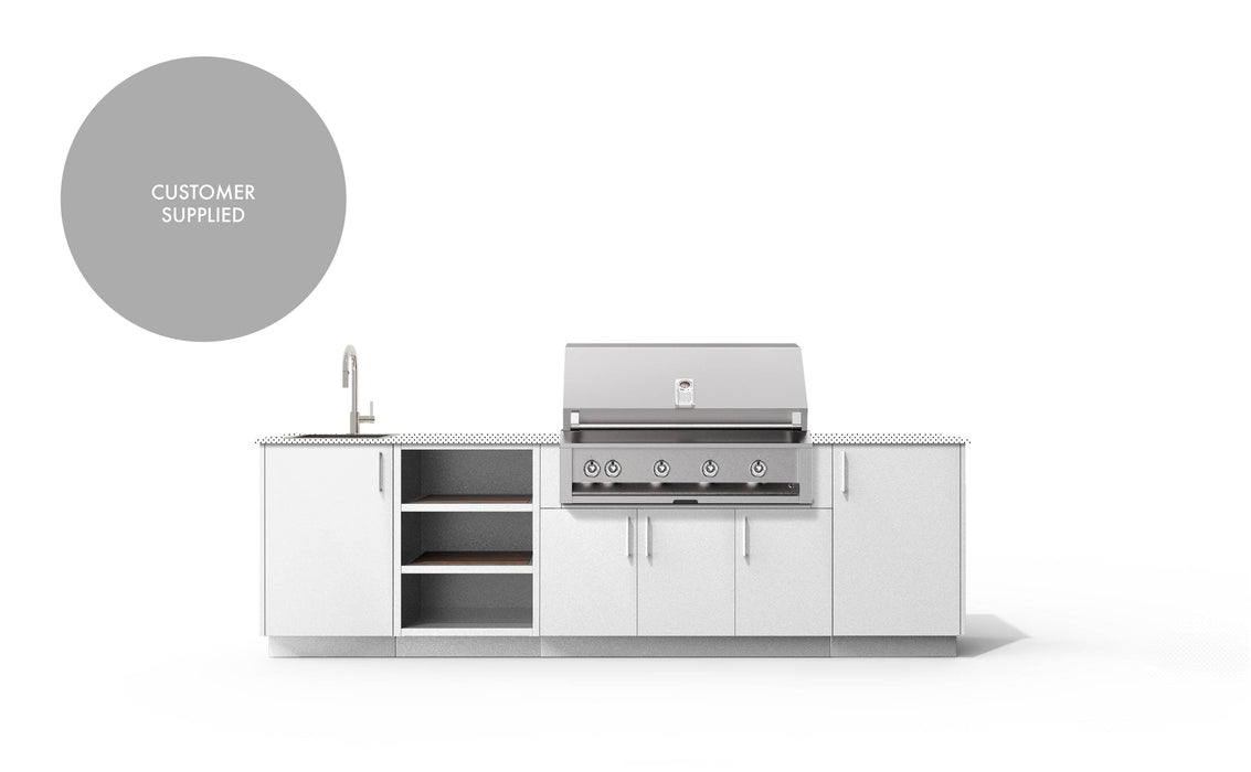 Urban Bonfire Urban Bonfire Meadow 42 Outdoor Kitchen Chantillly / I will supply my own countertop C-MEADOW42-CH Barbecue Finished - Gas