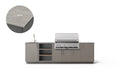 Urban Bonfire Urban Bonfire Meadow 42 Outdoor Kitchen Clay / Keon C-MEADOW42-CL-KEON Barbecue Finished - Gas
