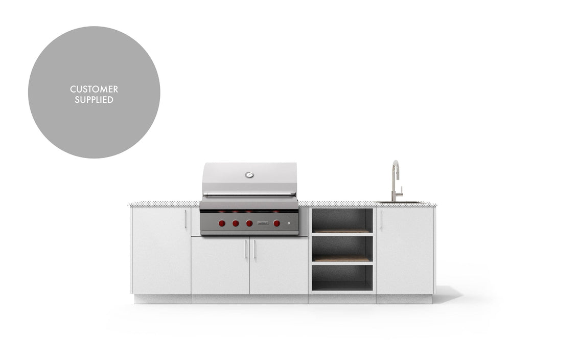 Urban Bonfire Urban Bonfire Mist 36 Outdoor Kitchen Chantilly / I will supply my own countertop C-MIST36-CH Barbecue Finished - Gas