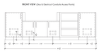 Urban Bonfire Urban Bonfire Mist 42 Outdoor Kitchen Barbecue Finished - Gas