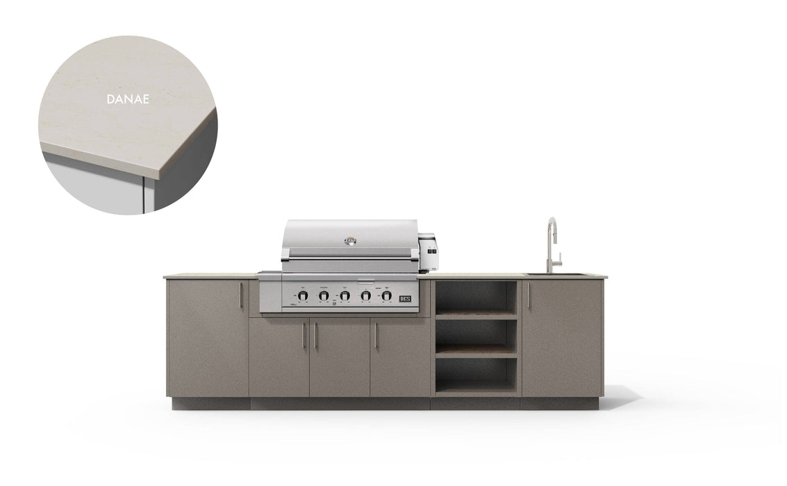 Urban Bonfire Urban Bonfire Mist 42 Outdoor Kitchen Clay / Danae C-MIST42-CL-DANAE Barbecue Finished - Gas