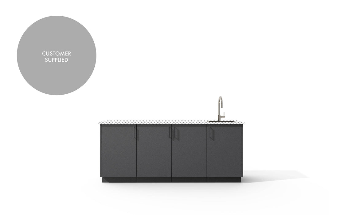 Urban Bonfire Urban Bonfire Perseid Outdoor Kitchen Anthracite / I will supply my own countertop C-PERSEID-AN Barbecue Finished - Gas