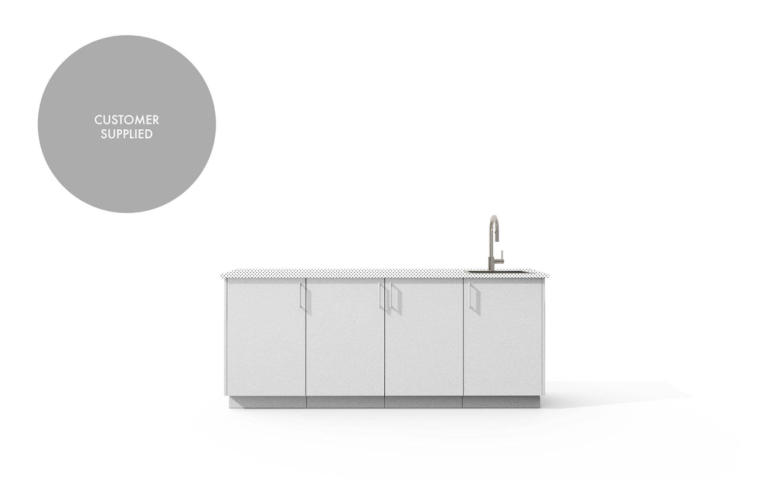 Urban Bonfire Urban Bonfire Perseid Outdoor Kitchen Chantilly / I will supply my own countertop C-PERSEID-CH Barbecue Finished - Gas