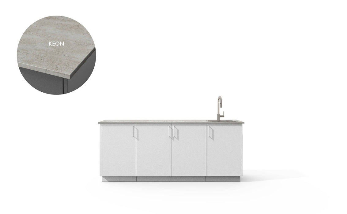 Urban Bonfire Urban Bonfire Perseid Outdoor Kitchen Chantilly / Keon C-PERSEID-CH-KEON Barbecue Finished - Gas
