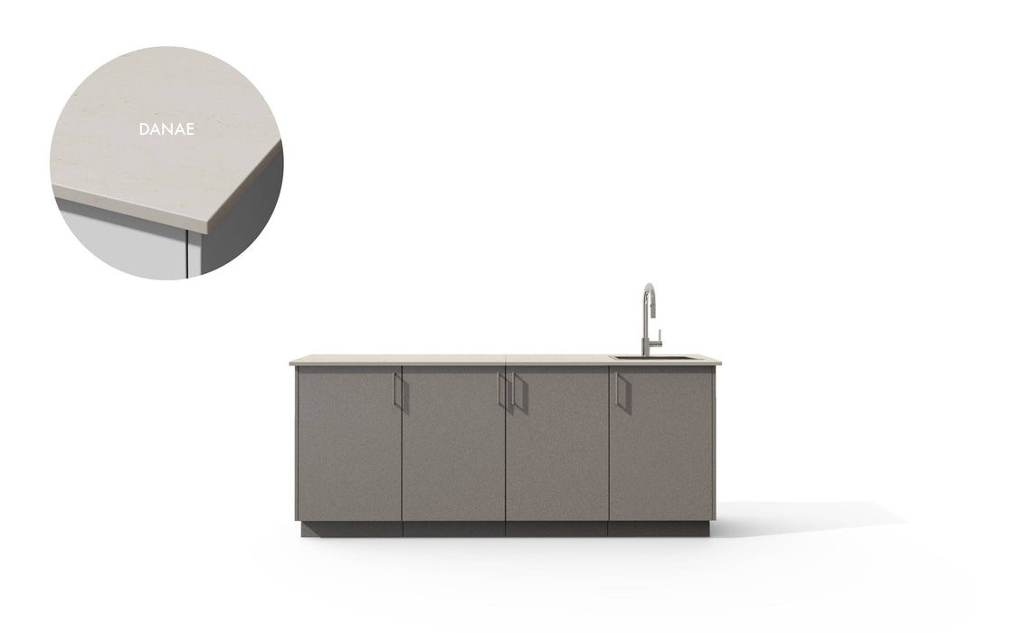 Urban Bonfire Urban Bonfire Perseid Outdoor Kitchen Clay / Danae C-PERSEID-CL-DANAE Barbecue Finished - Gas