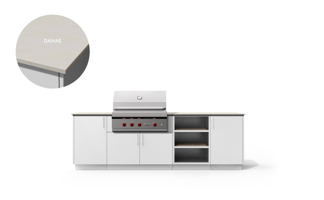 Urban Bonfire Urban Bonfire Prairie 36 Outdoor Kitchen Chantilly / Danae C-PRAIRIE36-CH-DANAE Barbecue Finished - Gas