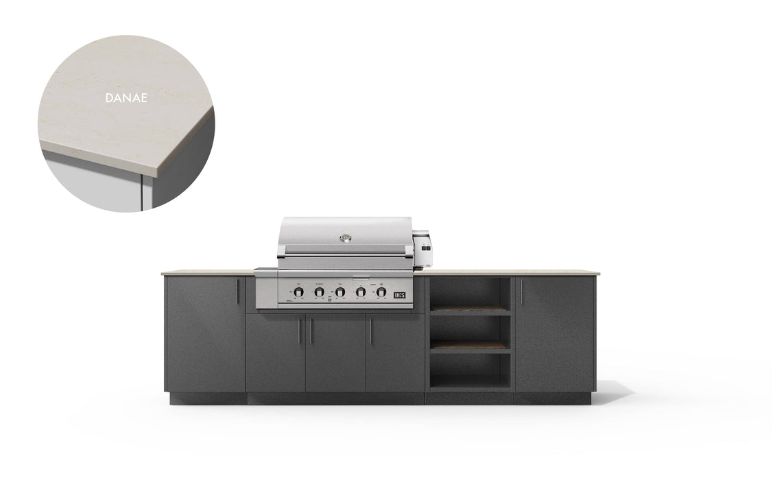Urban Bonfire Urban Bonfire Prairie 42 Outdoor Kitchen Anthracite / Danae C-PRAIRIE42-AN-DANAE Barbecue Finished - Gas