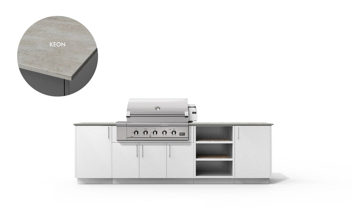 Urban Bonfire Urban Bonfire Prairie 42 Outdoor Kitchen Chantilly / Keon C-PRAIRIE42-CH-KEON Barbecue Finished - Gas
