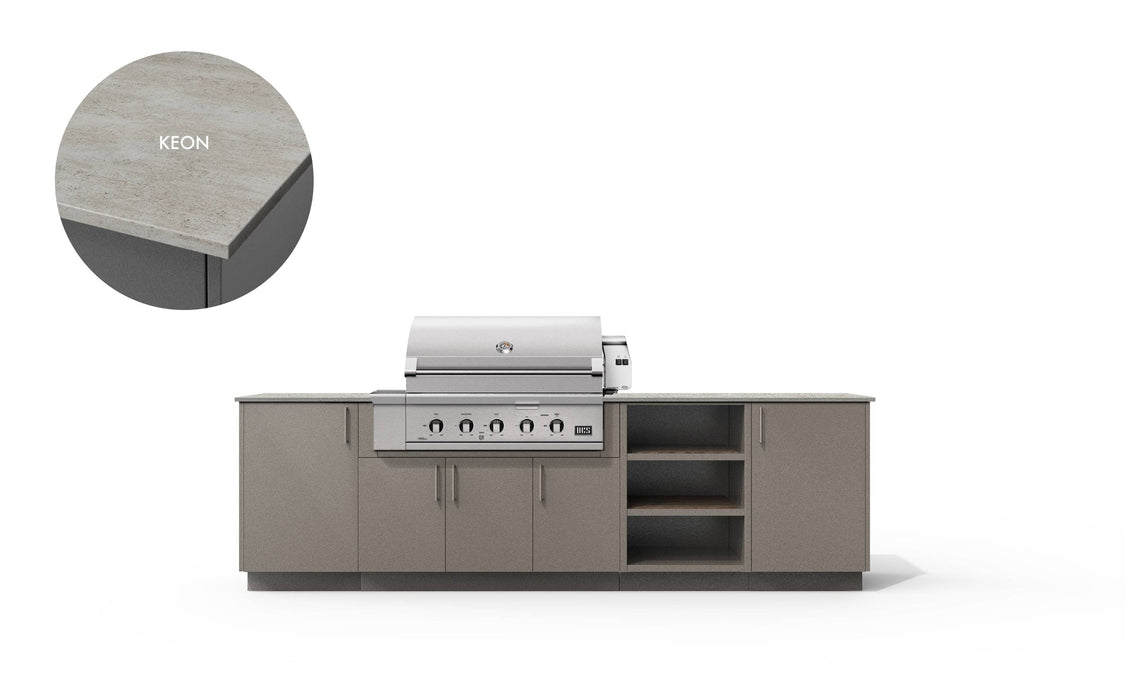 Urban Bonfire Urban Bonfire Prairie 42 Outdoor Kitchen Clay / Keon C-PRAIRIE42-CL-KEON Barbecue Finished - Gas