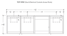Urban Bonfire Urban Bonfire Reef Outdoor Kitchen Barbecue Finished - Gas