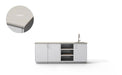 Urban Bonfire Urban Bonfire Reef Outdoor Kitchen Chantilly / Danae C-REEF-CH-DANAE Barbecue Finished - Gas