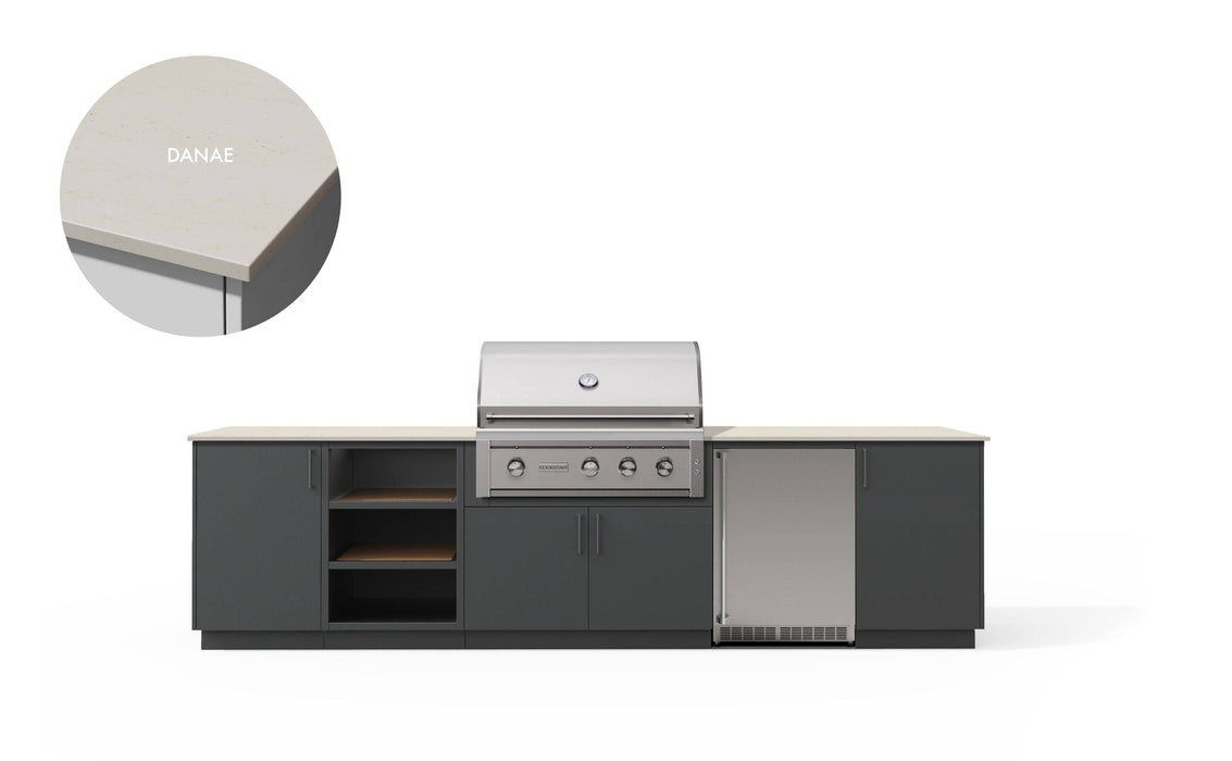 Urban Bonfire Urban Bonfire Ridge 36 Outdoor Kitchen Anthracite / Danae C-RIDGE36-AN-DANAE Barbecue Finished - Gas