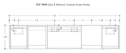 Urban Bonfire Urban Bonfire Ridge 36 Outdoor Kitchen Barbecue Finished - Gas