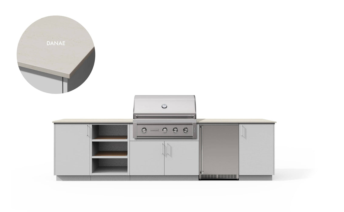Urban Bonfire Urban Bonfire Ridge 36 Outdoor Kitchen Chantilly / Danae C-RIDGE36-CH-DANAE Barbecue Finished - Gas