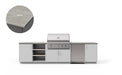 Urban Bonfire Urban Bonfire Ridge 36 Outdoor Kitchen Chantilly / Keon C-RIDGE36-CH-KEON Barbecue Finished - Gas