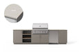 Urban Bonfire Urban Bonfire Ridge 36 Outdoor Kitchen Clay / Danae C-RIDGE36-CL-DANAE Barbecue Finished - Gas