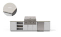 Urban Bonfire Urban Bonfire Ridge 42 Outdoor Kitchen Chantilly / Danae C-RIDGE42-CH-DANAE Barbecue Finished - Gas