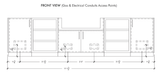 Urban Bonfire Urban Bonfire Savannah 36 Outdoor Kitchen Barbecue Finished - Gas
