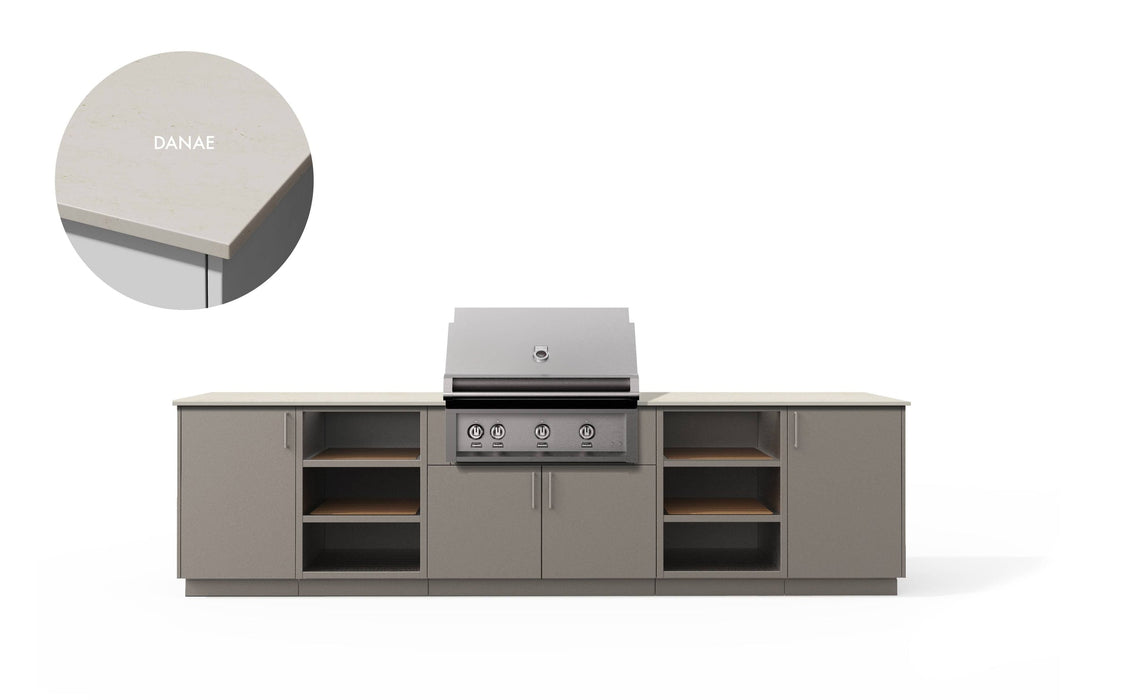 Urban Bonfire Urban Bonfire Savannah 36 Outdoor Kitchen Clay / Danae C-SAVANNAH36-CL-DANAE Barbecue Finished - Gas