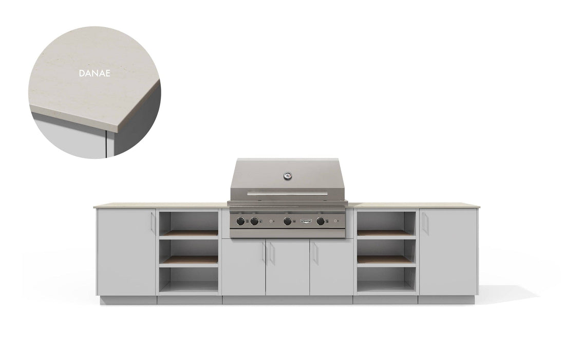 Urban Bonfire Urban Bonfire Savannah 42 Outdoor Kitchen Chantilly / Danae C-SAVANNAH42-CH-DANAE Barbecue Finished - Gas