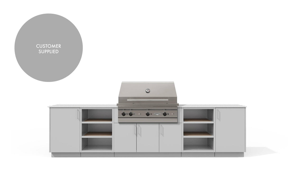 Urban Bonfire Urban Bonfire Savannah 42 Outdoor Kitchen Chantilly / I will supply my own countertop C-SAVANNAH42-CH Barbecue Finished - Gas