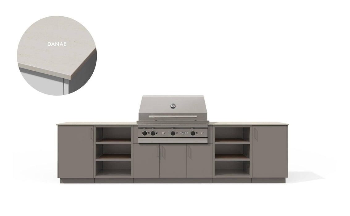 Urban Bonfire Urban Bonfire Savannah 42 Outdoor Kitchen Clay / Danae C-SAVANNAH42-CL-DANAE Barbecue Finished - Gas