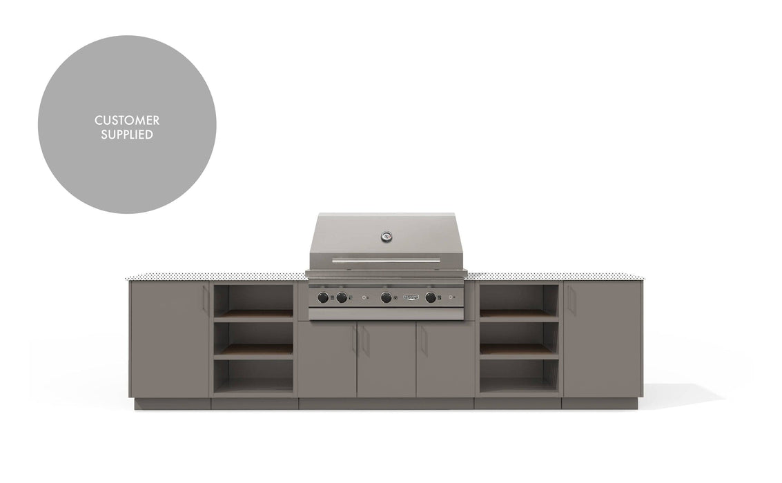 Urban Bonfire Urban Bonfire Savannah 42 Outdoor Kitchen Clay / I will supply my own countertop C-SAVANNAH42-CL Barbecue Finished - Gas