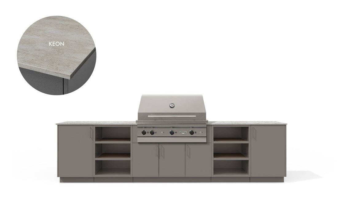 Urban Bonfire Urban Bonfire Savannah 42 Outdoor Kitchen Clay / Keon C-SAVANNAH42-CL-KEON Barbecue Finished - Gas