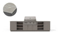 Urban Bonfire Urban Bonfire Savannah 42 Outdoor Kitchen Clay / Keon C-SAVANNAH42-CL-KEON Barbecue Finished - Gas