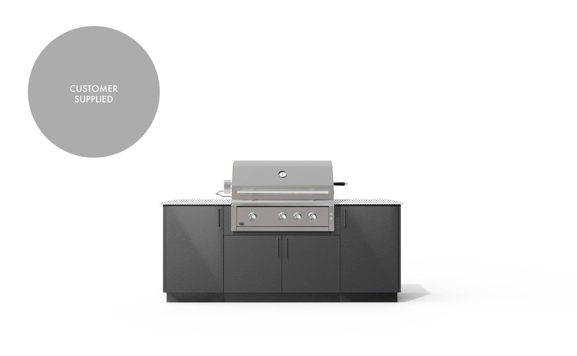 Urban Bonfire Urban Bonfire Sierra 36 Outdoor Kitchen Anthracite / I will supply my own countertop C-SIERRA36-AN Barbecue Finished - Gas