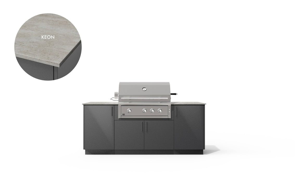 Urban Bonfire Urban Bonfire Sierra 36 Outdoor Kitchen Anthracite / Keon C-SIERRA36-AN-KEON Barbecue Finished - Gas