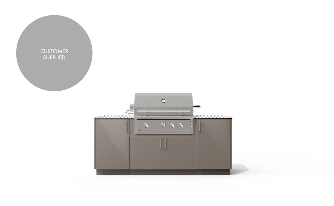 Urban Bonfire Urban Bonfire Sierra 36 Outdoor Kitchen Clay / I will supply my own countertop C-SIERRA36-CL Barbecue Finished - Gas
